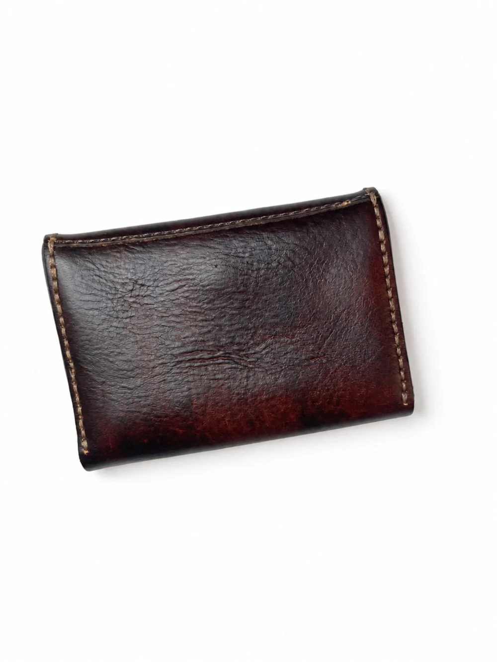 Aerie Distressed Leather Wristlet Wallet Clutch